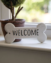 Load image into Gallery viewer, Dog Bone Welcome Sign