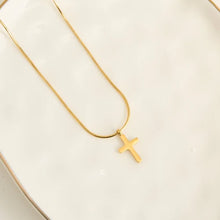Load image into Gallery viewer, Necklace Dainty Cross