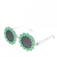 Load image into Gallery viewer, Sunglasses Green Daisy
