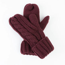 Load image into Gallery viewer, Mittens Cable Knit