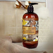 Load image into Gallery viewer, Hand And Body Wash Indian Sandalwood