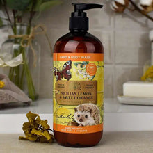 Load image into Gallery viewer, Hand And Body Wash Sicilian Lemon and Sweet Orange