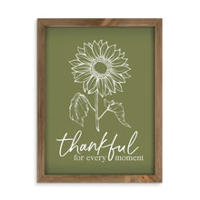 Load image into Gallery viewer, Framed Art Thankful for Every Moment