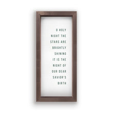 Load image into Gallery viewer, Framed Art O Holy Night