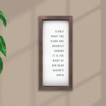 Load image into Gallery viewer, Framed Art O Holy Night