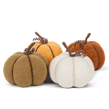 Load image into Gallery viewer, Large Round Felt Pumpkin