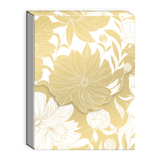 Load image into Gallery viewer, Notepad Pocket Gold White Black