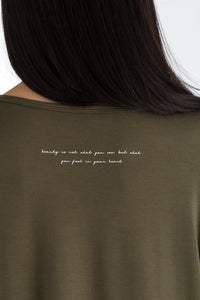Beauty In Your Heart Tee Evergreen
