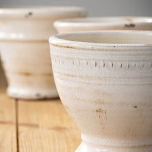 Load image into Gallery viewer, Glazed White Ceramic Pots
