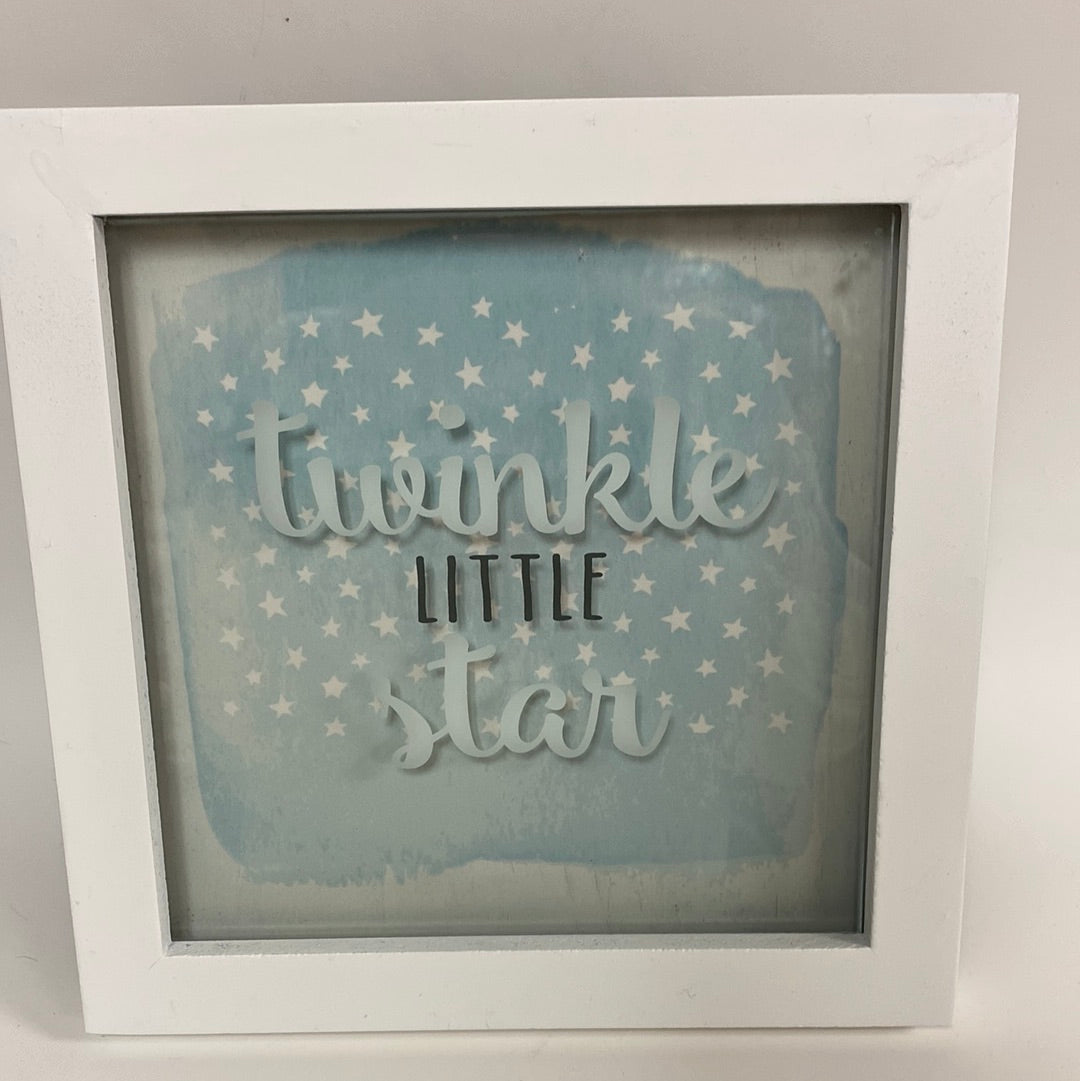 Framed Twinkle Little Star Frame – This Is It Gifts Inc.