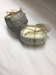 Cement VW Bus Candle