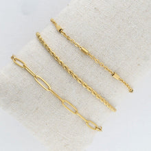 Load image into Gallery viewer, Bracelets Twisted Chain Set
