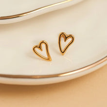 Load image into Gallery viewer, Earrings Open Hearts
