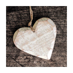 Napkin Luncheon Wooden Heart