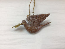Load image into Gallery viewer, Ornament Dove with Gold Leaves
