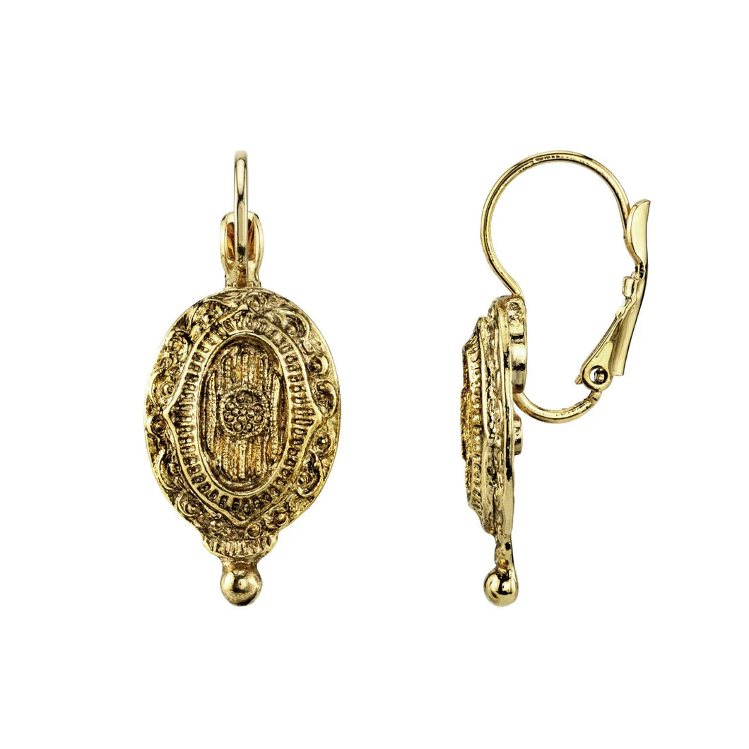 Earring Gold Baroque