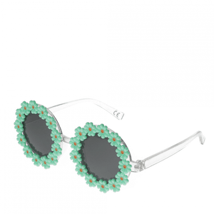 Sunglasses Green Daisy