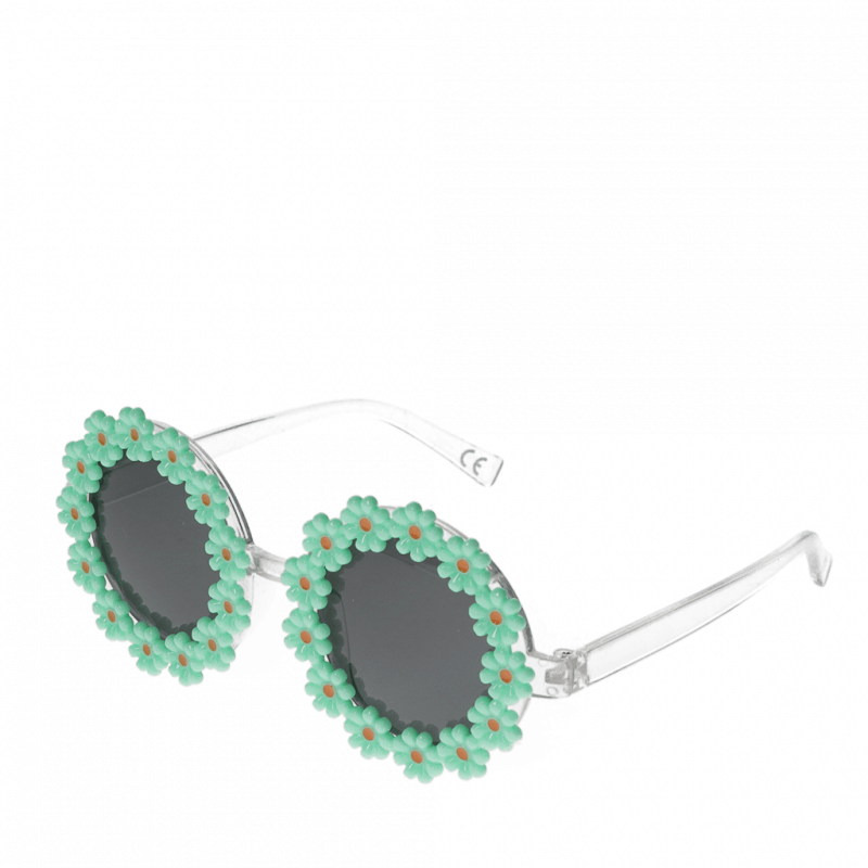 Sunglasses Green Daisy