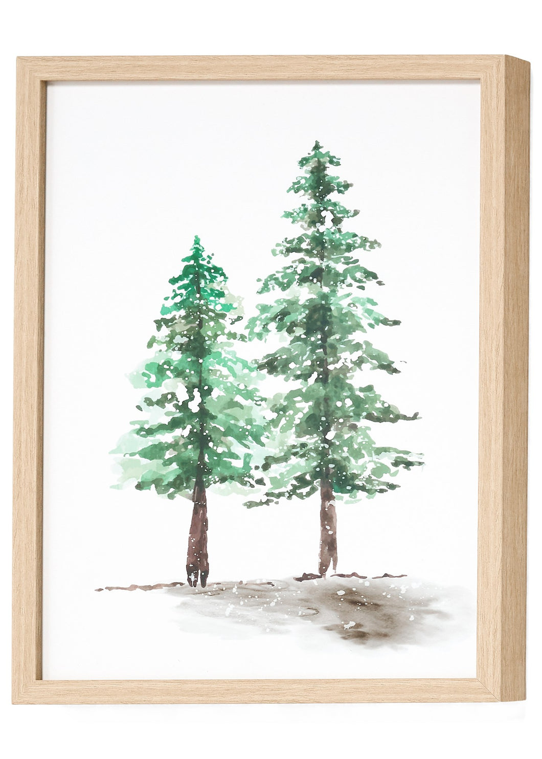Framed Art Two Trees