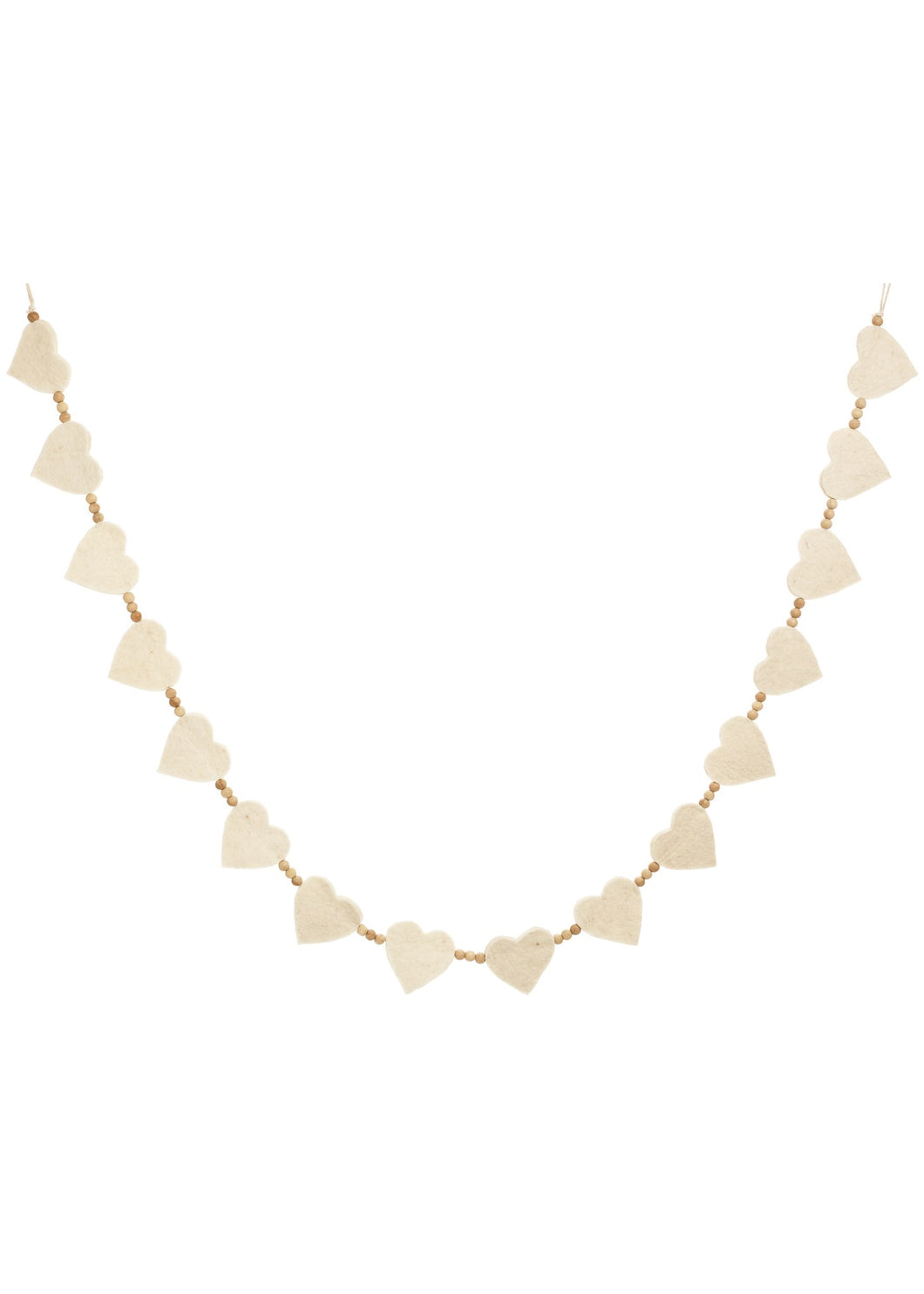Garland Heart  Ecru