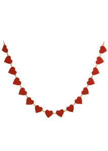Garland Heart Red
