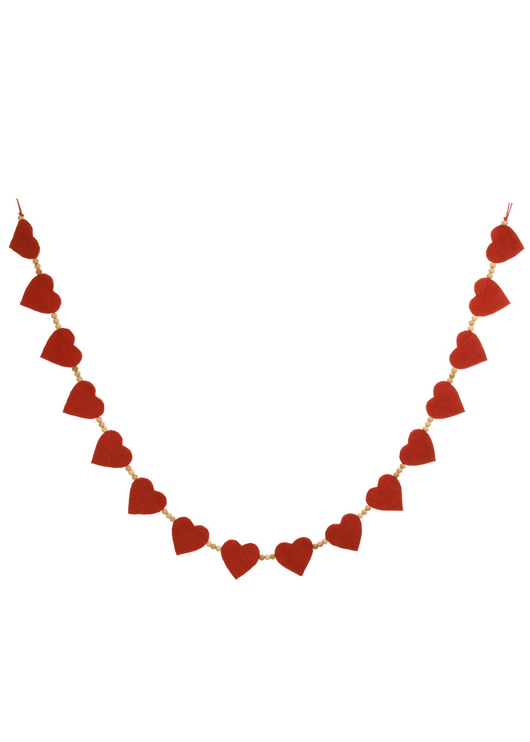 Garland Heart Red