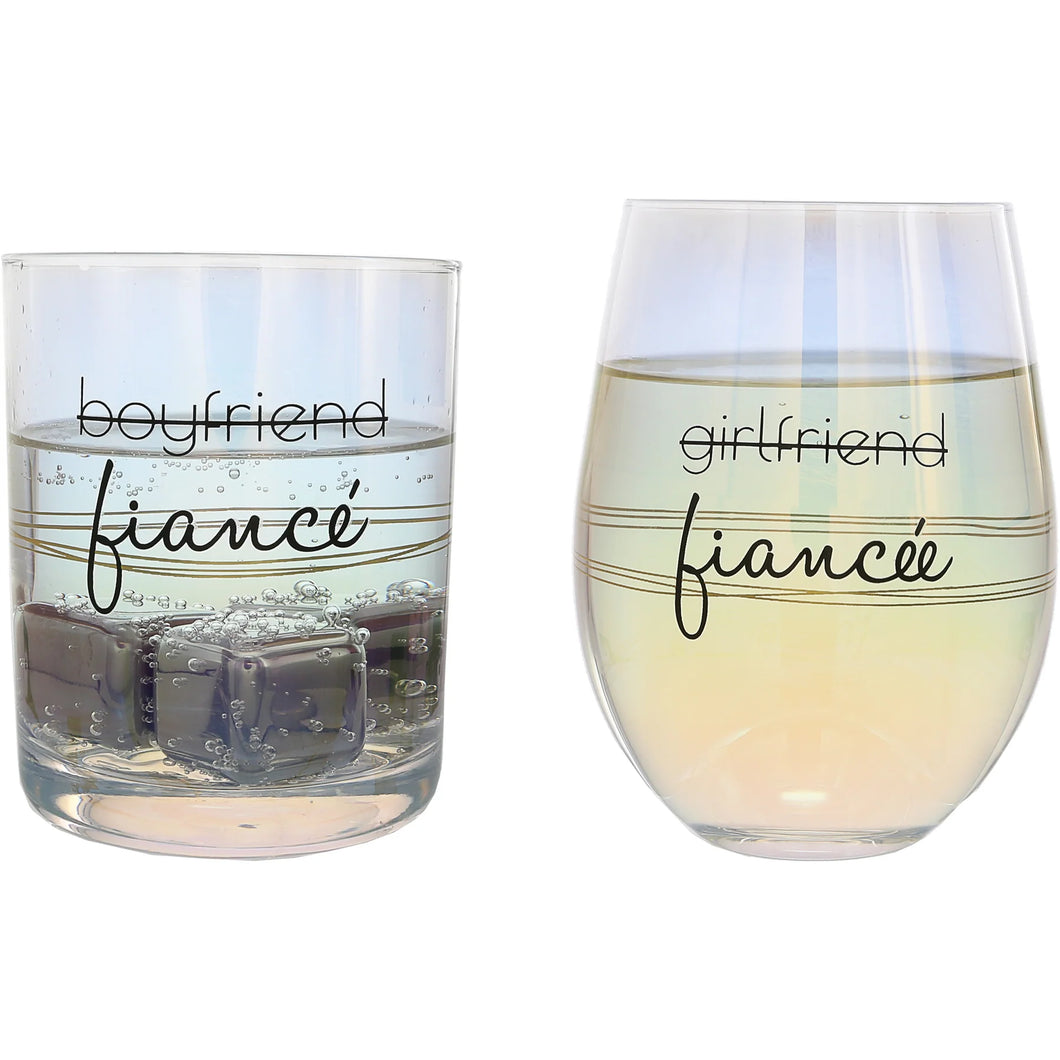 Engagement Glasses Fiance'