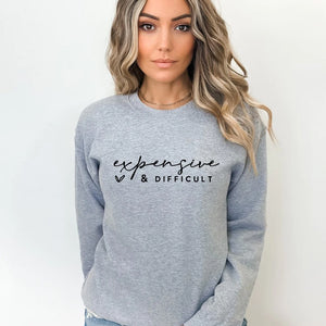 Sweater Expensive & Difficult Heather Grey