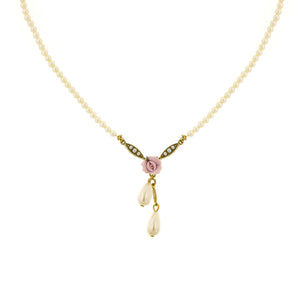 Necklace Pearl Rose