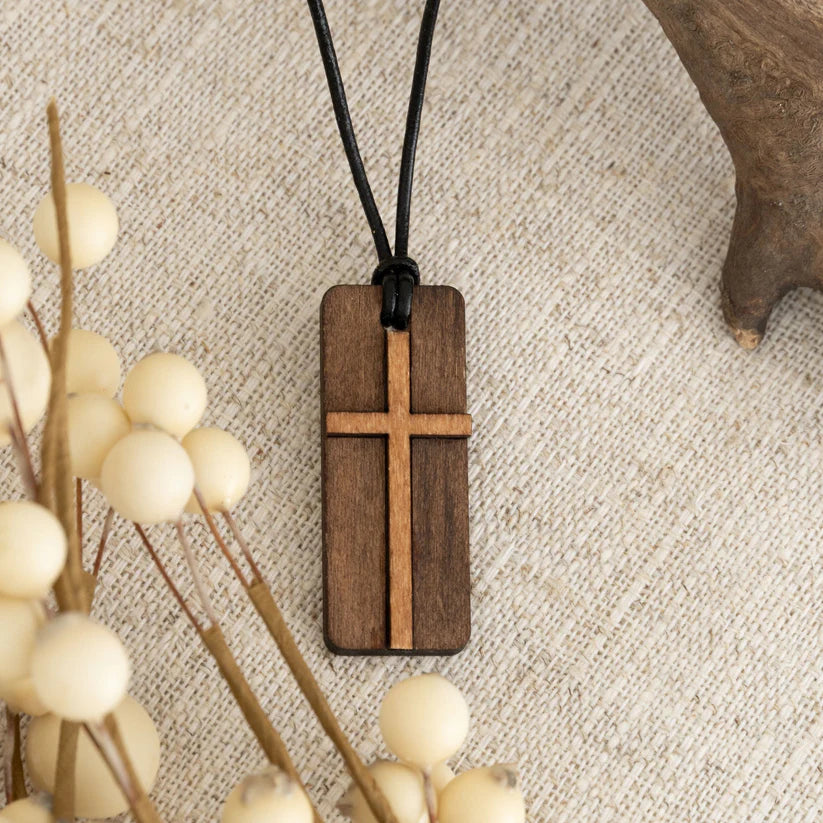 Necklace Wooden Cross