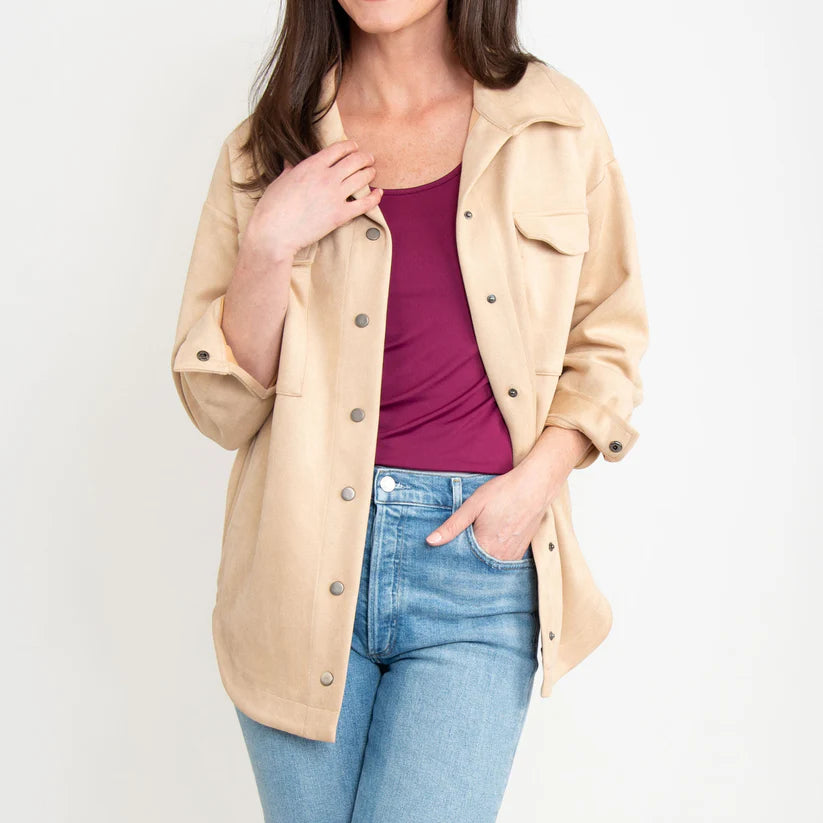Shacket Lennox Macaroon