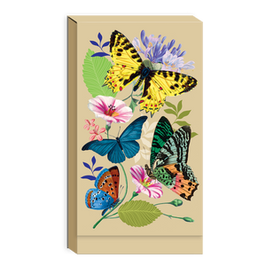 Notepad Vintage Floral Butterflies