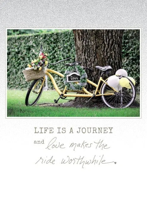 Card Wedding Journey Built For Two
