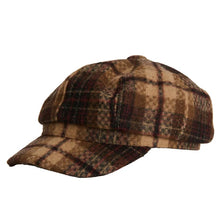 Load image into Gallery viewer, Hat Newsboy Plaid
