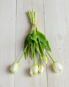 Bunch Real Feel Tulips White