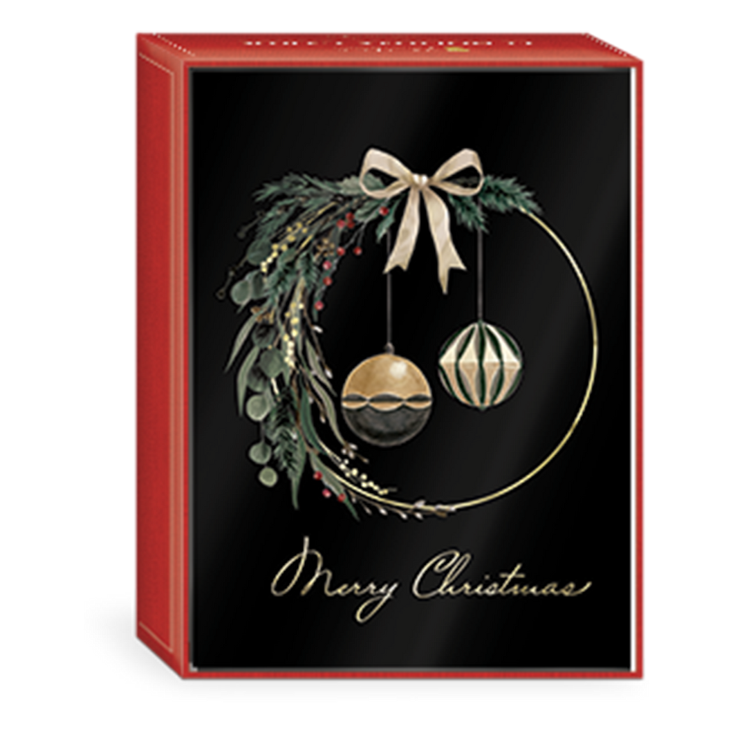 Card Boxed Christmas Elegant Ornaments