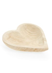 Heart Dish Wood