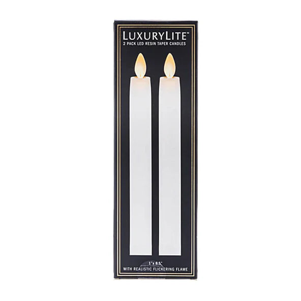 Luxury Lite 2 Pack Taper LED Candles