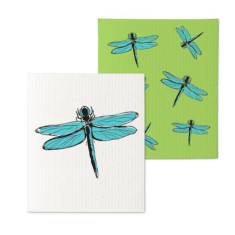 Swedish Dishcloth Set Dragonfly