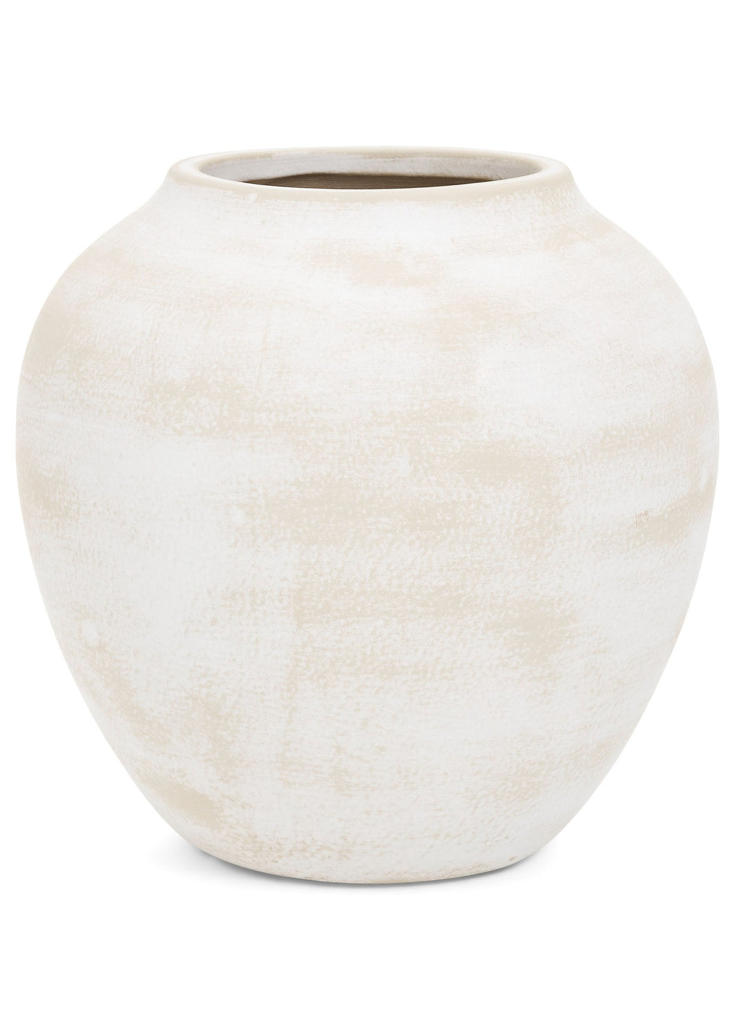 Vase Ceramic White Wash Sand