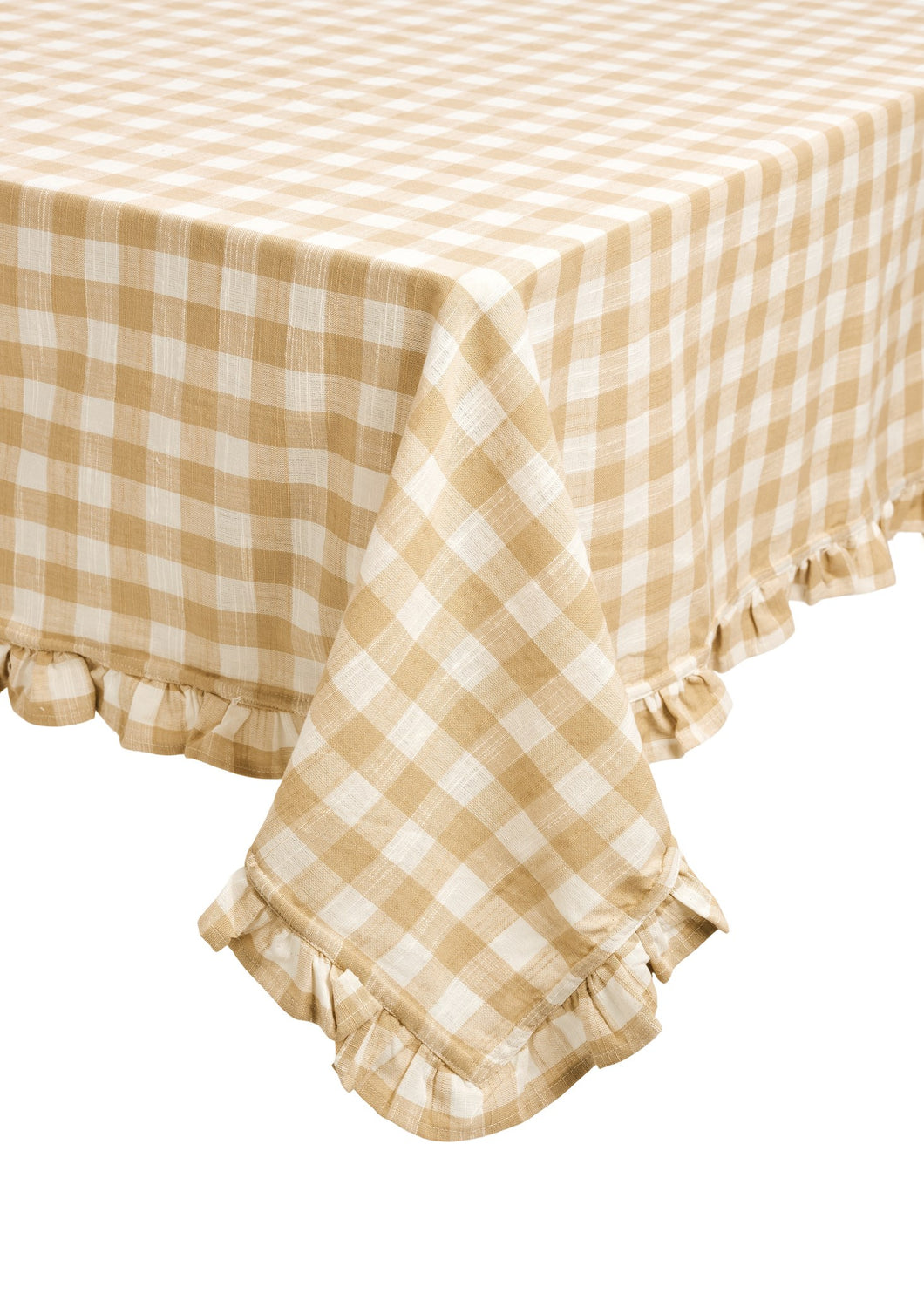 Tablecloth  Gingham Taupe