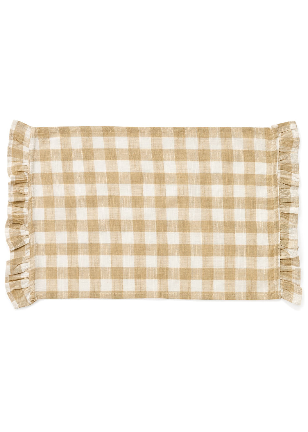 Placemat Gingham Check Taupe