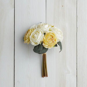 Bouquet - Dried Roses, Cream