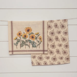 Tea Towels Sunflower Field