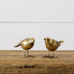 Brass Birds Figurines