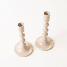 Load image into Gallery viewer, Candle Holders Tan Speckled
