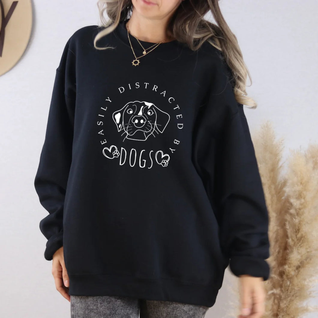 Sweater Easily Distracted By Dogs