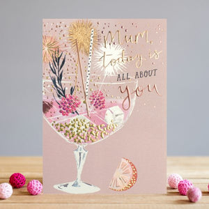 Card Blank Mom Today is All About You