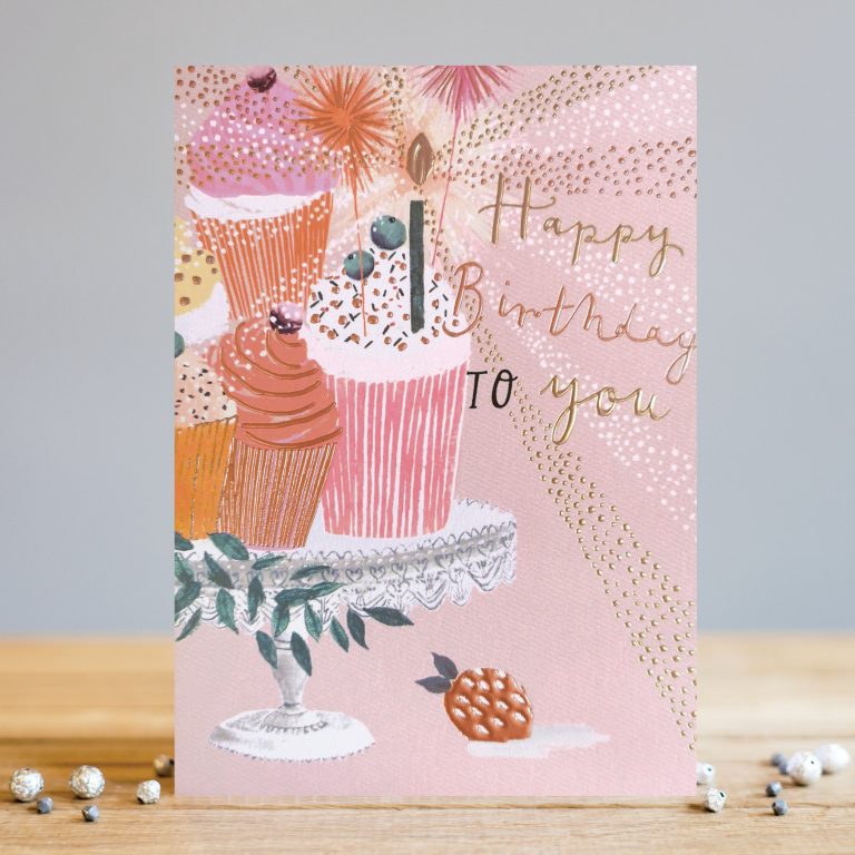 Card Birthday Cupcakes