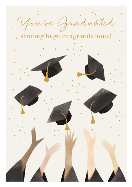 Card Graduation Huge Congratulations